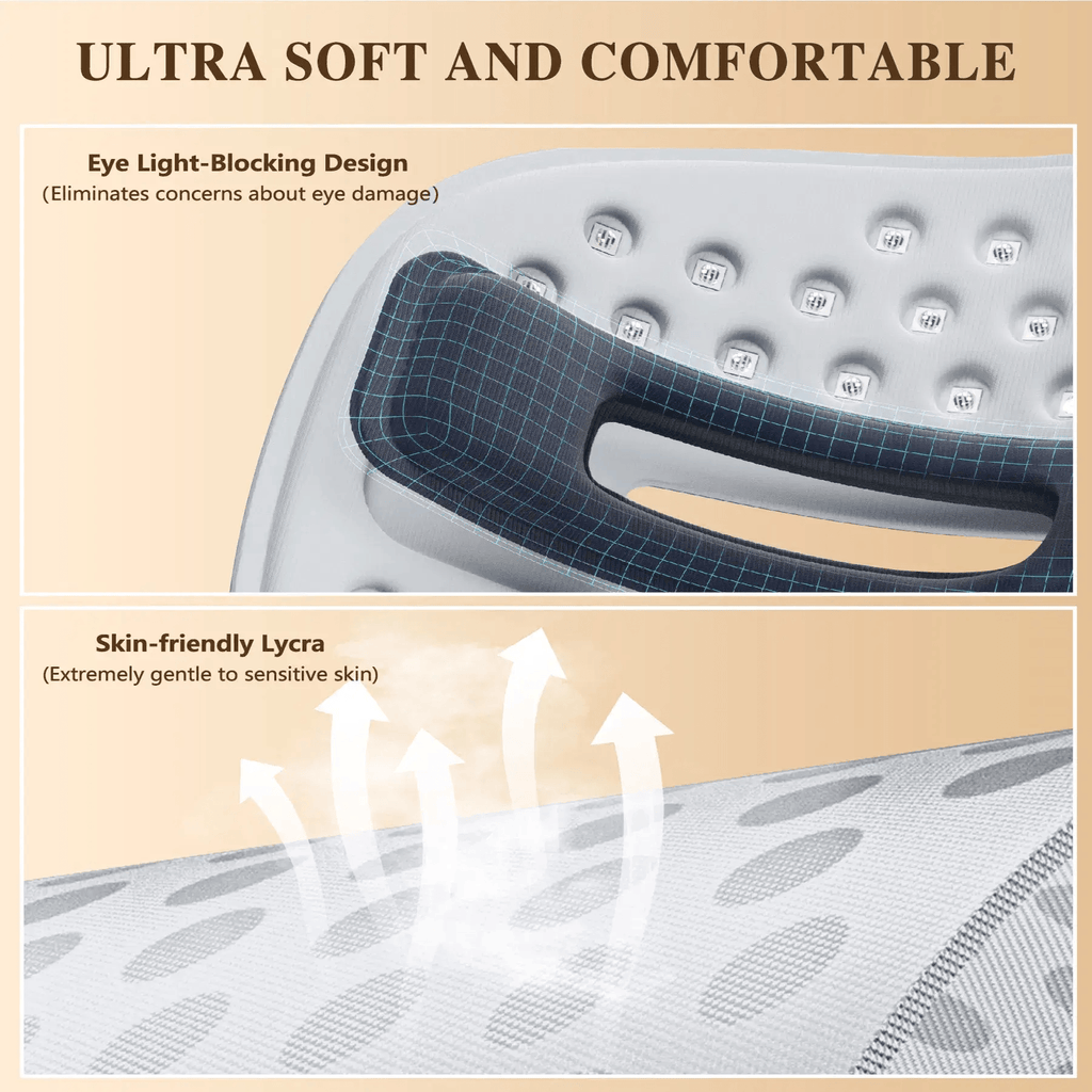 Get your GLOW with the 4-mode LED Light Therapy Mask