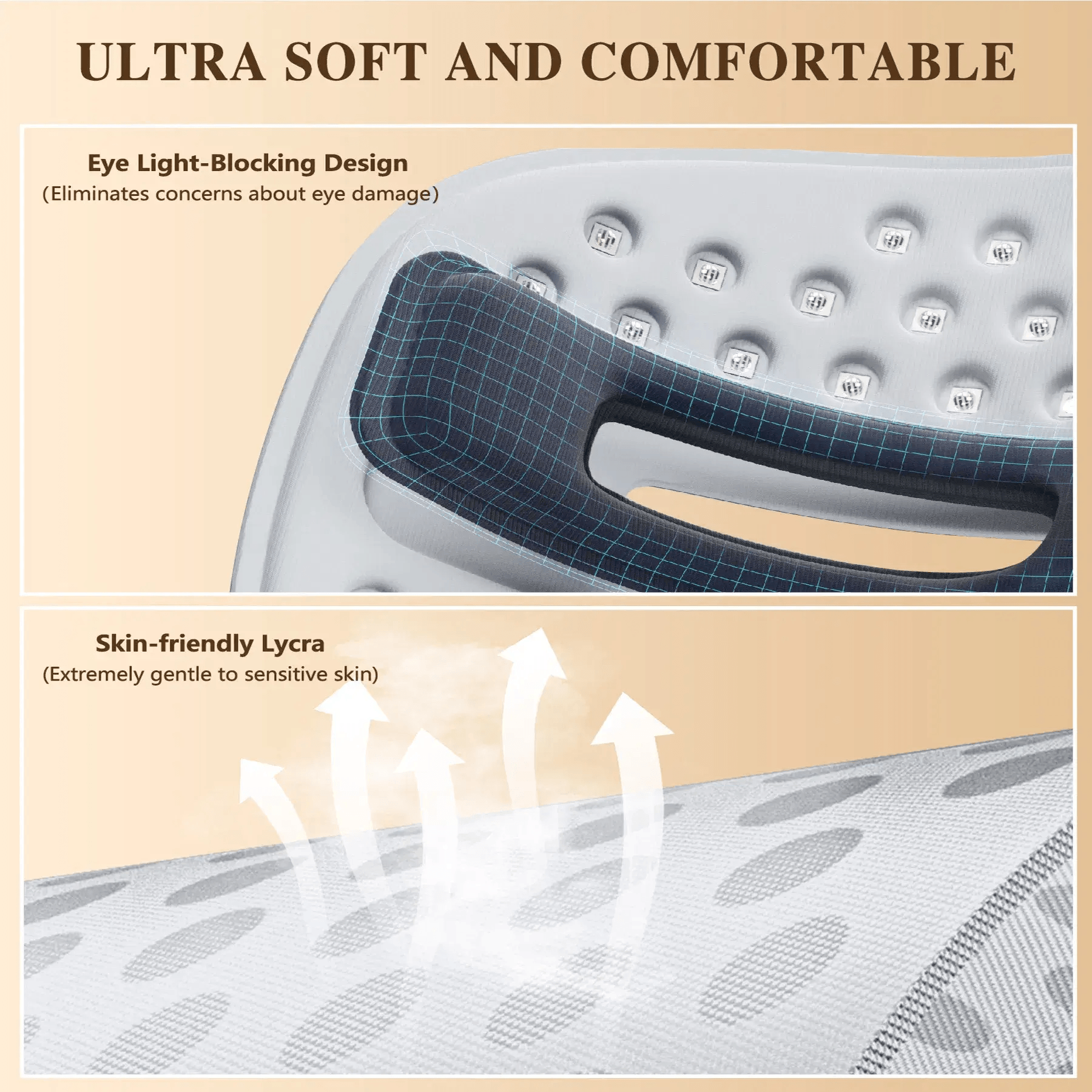 Get your GLOW with the 4-mode LED Light Therapy Mask